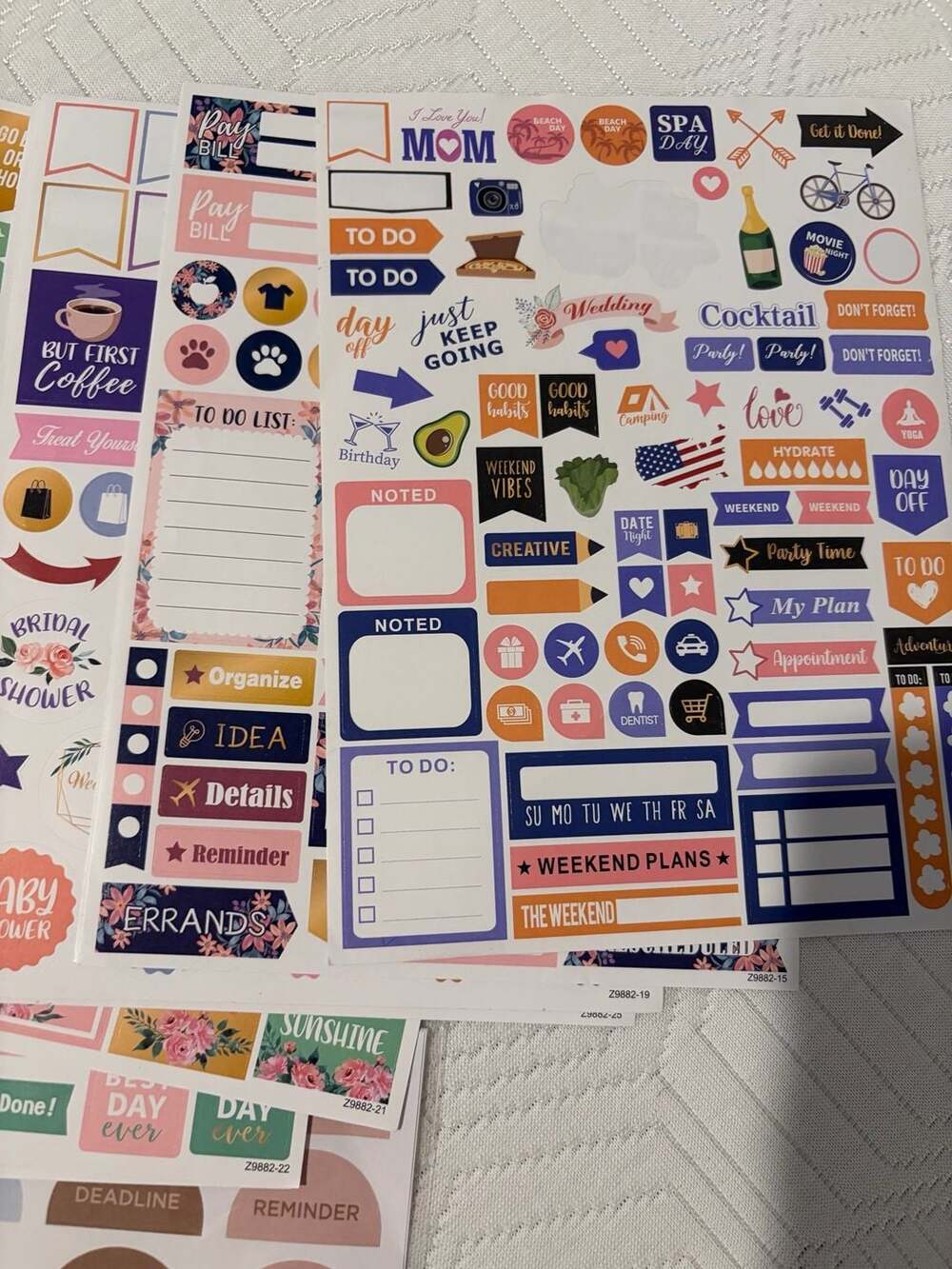 Planner Stickers Set